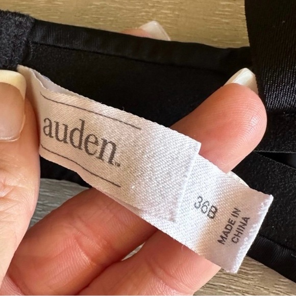 Auden Black Lace Trim Push-Up Bra - Picture 2 of 4